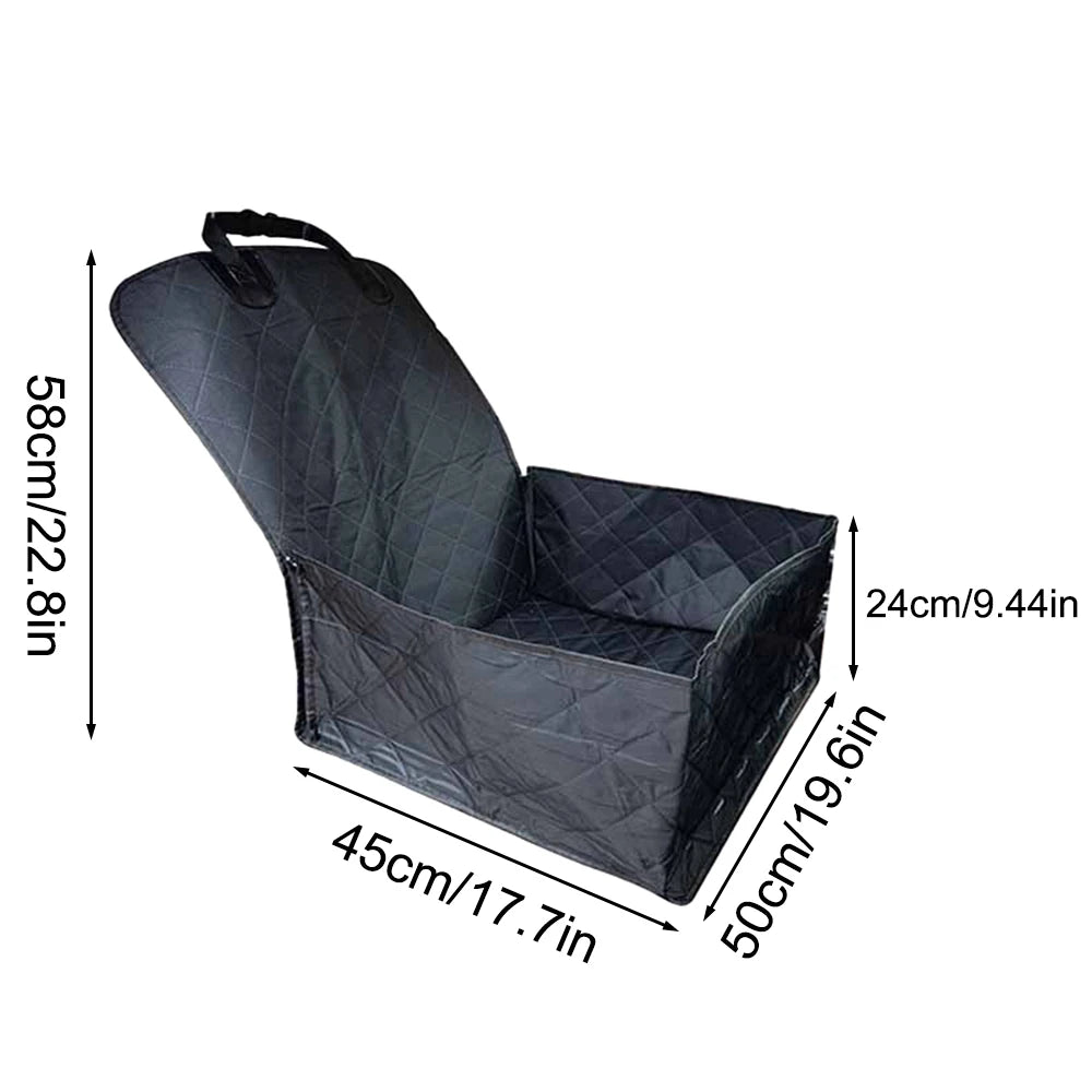 1PC Oxford Cloth Pet Dog Mat, Front Passenger Car Pet Mat, Cat And Dog Seat Mat, Stain-Resistant And Washable Pet Mat