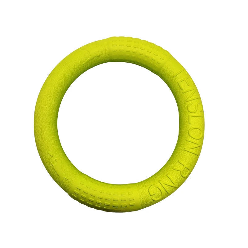 Pet Dog Toys Pet Flying Disk Training Ring Tpr Puller Anti-bite Floating Interactive Supplies Dog Toy Aggressive Chewing Dog Toy