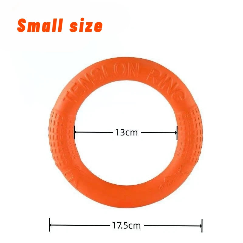Pet Dog Toys Pet Flying Disk Training Ring Tpr Puller Anti-bite Floating Interactive Supplies Dog Toy Aggressive Chewing Dog Toy
