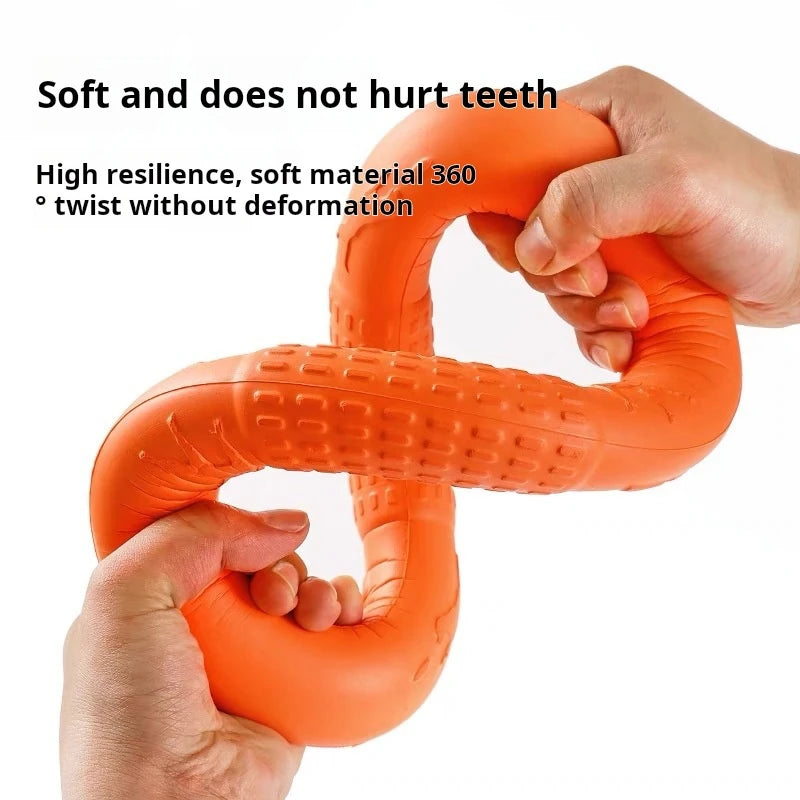 Pet Dog Toys Pet Flying Disk Training Ring Tpr Puller Anti-bite Floating Interactive Supplies Dog Toy Aggressive Chewing Dog Toy