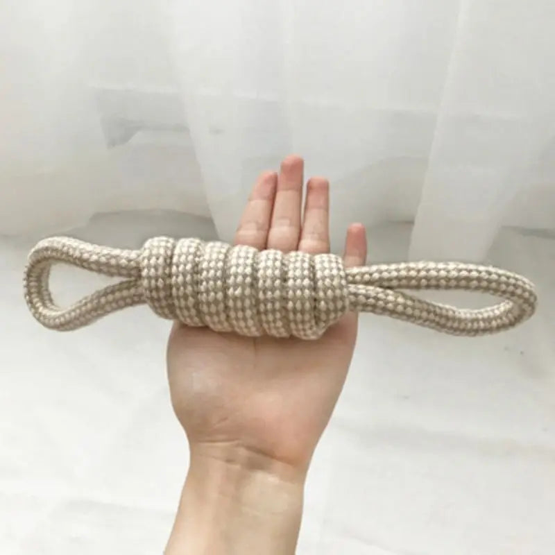 1Pc Cat Dog Knot Toy Cleaning Teeth Grinding Teeth Interest Interactive Wear Resistant Knot Toy Play Entertainment Pet Supplies